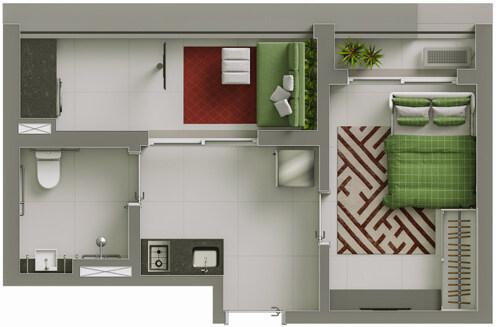 Apartamento à venda com 1 quarto, 40m² - Foto 26