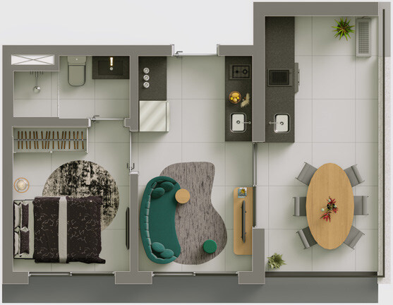 Apartamento à venda com 1 quarto, 40m² - Foto 28