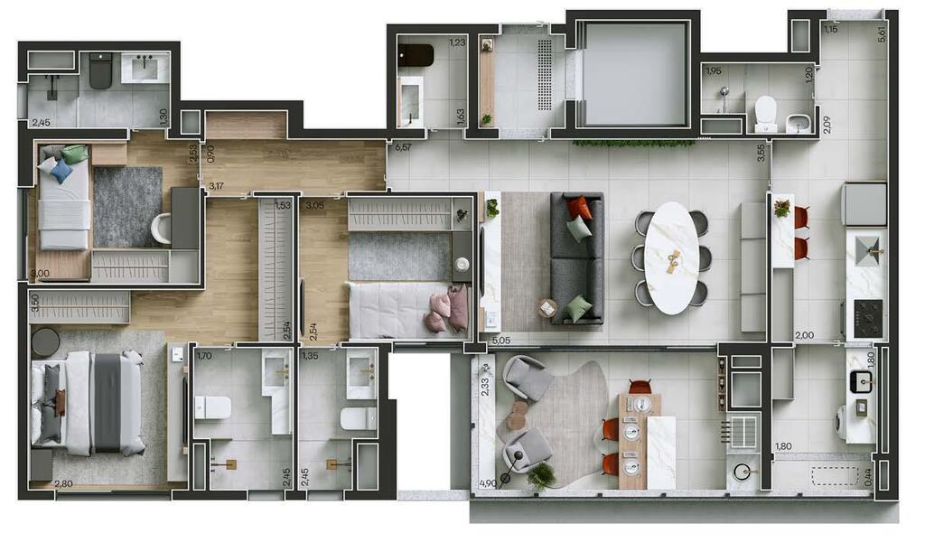 Apartamento, 3 quartos, 143 m² - Foto 21