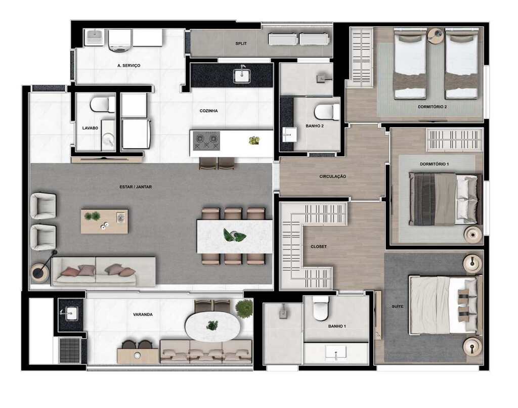 Apartamento, 3 quartos, 119 m² - Foto 27