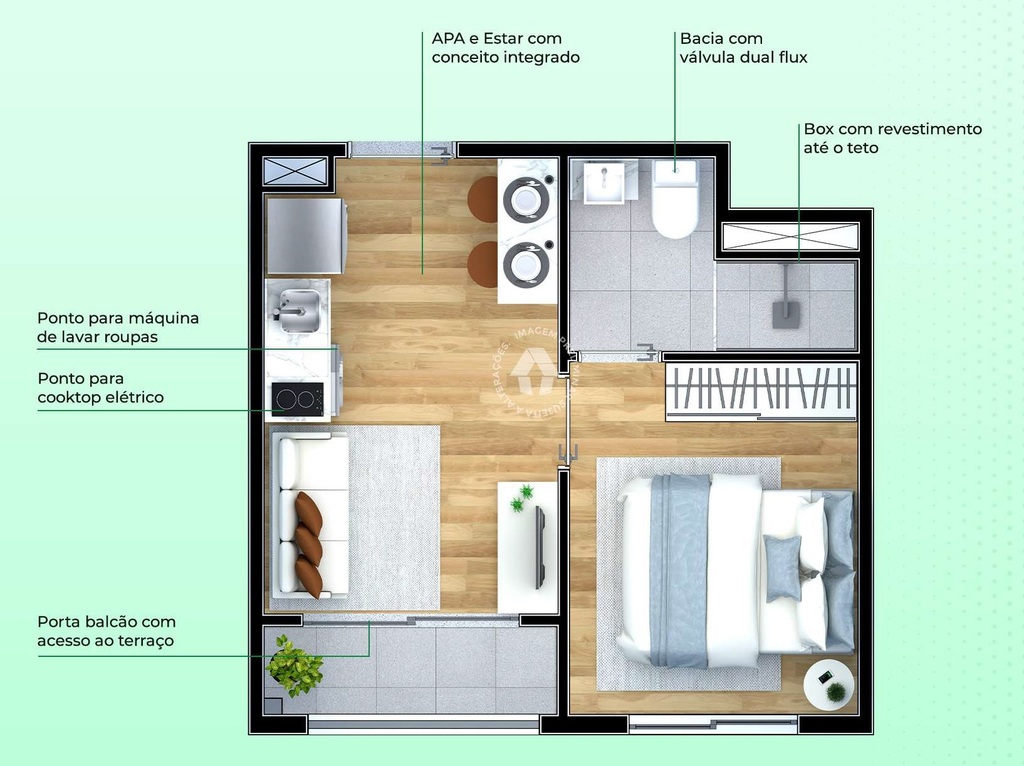 Cobertura à venda com 1 quarto, 98m² - Foto 32