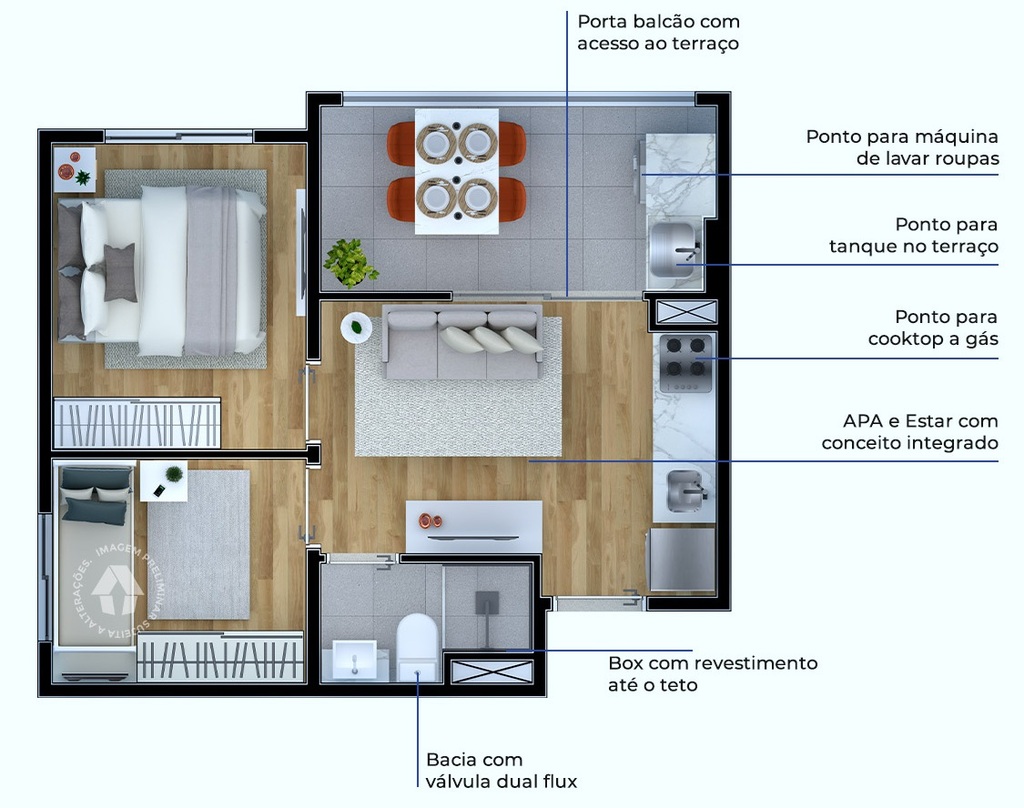 Apartamento, 1 quarto, 28 m² - Foto 36
