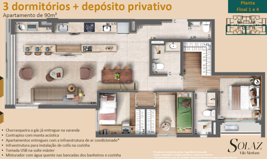 Apartamento, 3 quartos, 87 m² - Foto 12