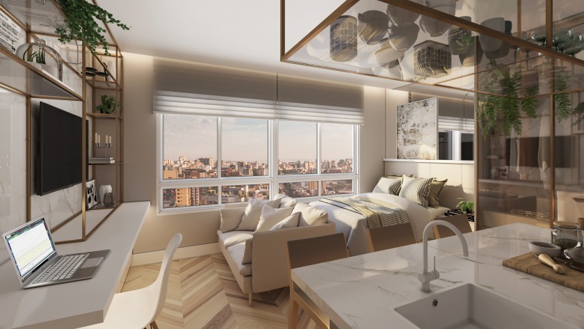 Apartamento Garden à venda em Porto Alegre, Floresta, com 2 quartos, 80,18m² - Geniale Imóveis