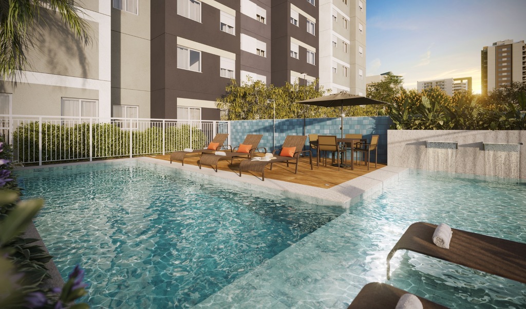 Apartamento à venda em São Paulo, Butantã, com 2 quartos, 31,37m² - Chaves Imob