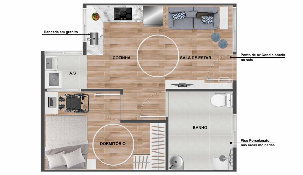 Apartamento à venda com 1 quarto, 24m² - Foto 31