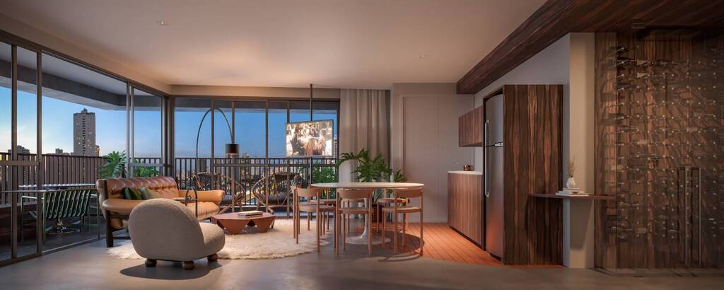 Apartamento à venda em São Paulo, Jardim Paulista, com 1 quarto, 122,59m² - Carreyra Imobiliaria