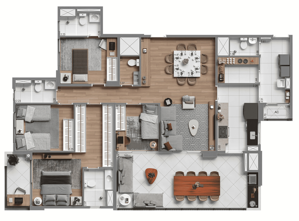 Apartamento, 4 quartos, 141 m² - Foto 24