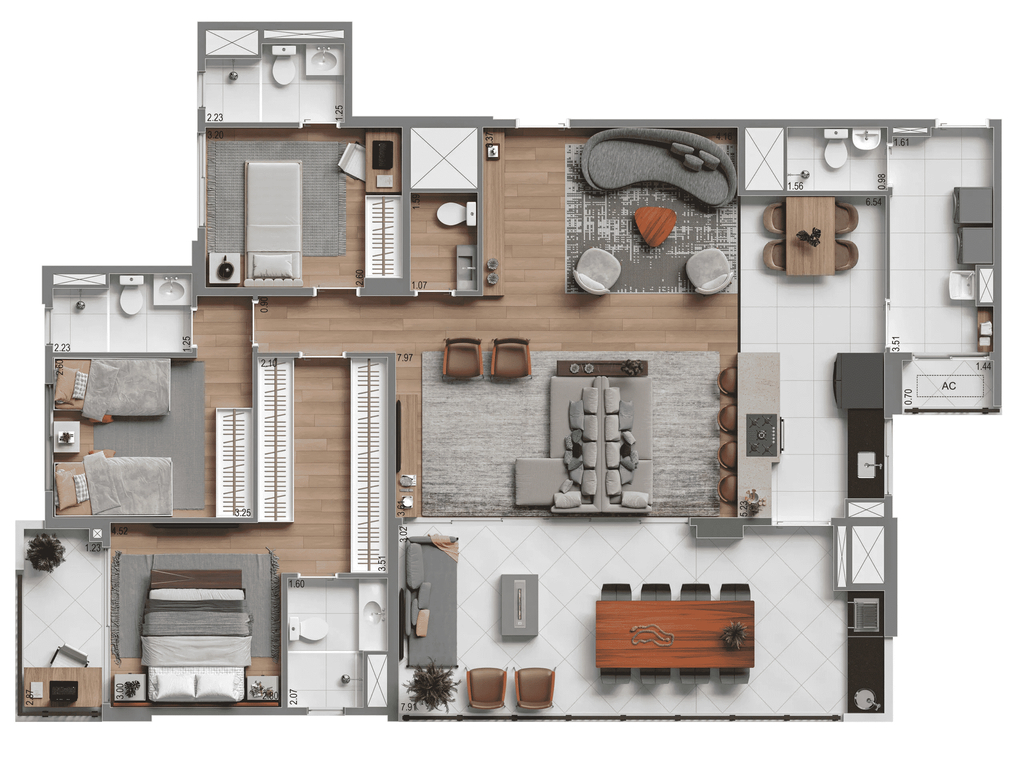Apartamento, 4 quartos, 141 m² - Foto 25
