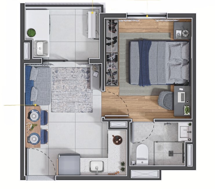 Apartamento, 1 quarto, 25 m² - Foto 28