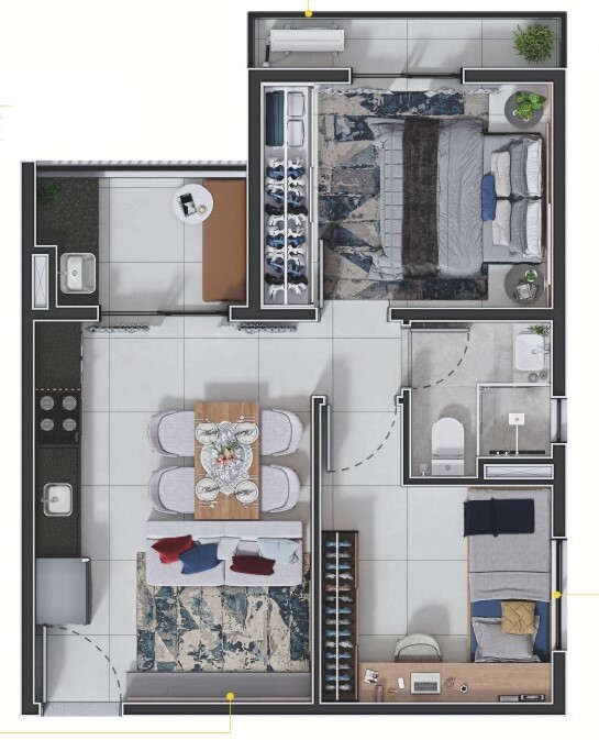 Apartamento, 1 quarto, 25 m² - Foto 29