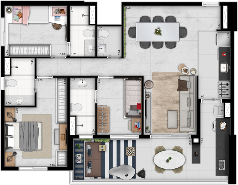 Apartamento, 3 quartos, 130 m² - Foto 25
