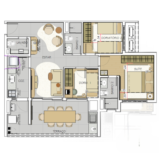 Cobertura à venda com 3 quartos, 198m² - Foto 6