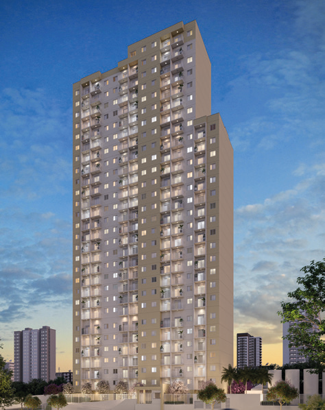 Apartamento à venda em São Paulo, Campo Belo, com 1 quarto, 27,08m² - Carreyra Imobiliaria