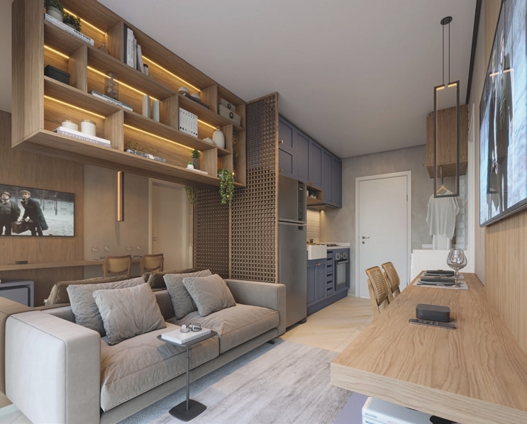 Apartamento à venda em São Paulo, Campo Belo, com 1 quarto, 27,08m² - Carreyra Imobiliaria