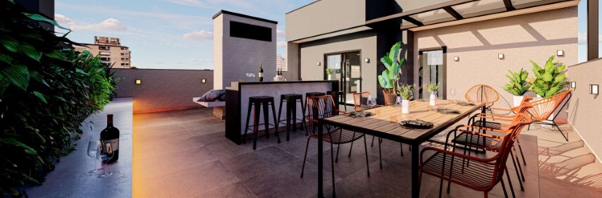 Studio de 1 quarto, 27m² no bairro Centro, em Curitiba | Eu Corretor