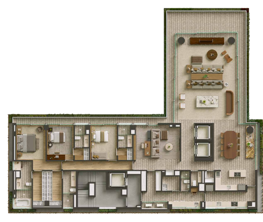 Cobertura, 5 quartos, 821 m² - Foto 31