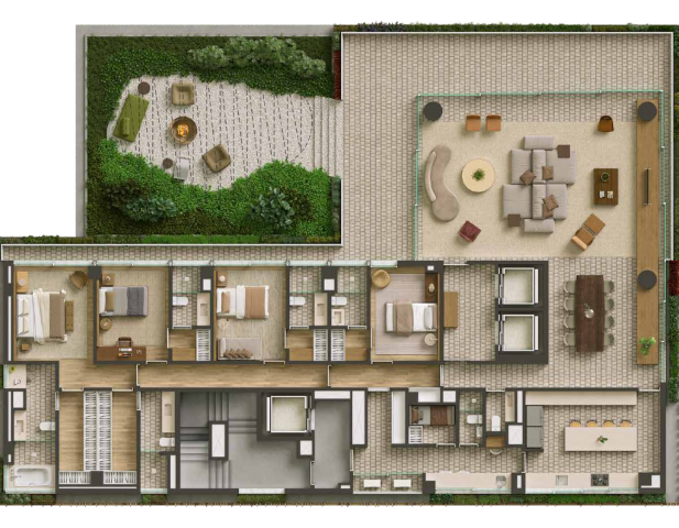 Cobertura, 5 quartos, 821 m² - Foto 32