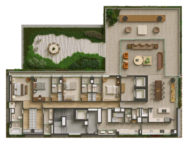 Cobertura, 5 quartos, 821 m² - Foto 33