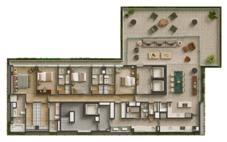 Cobertura, 5 quartos, 821 m² - Foto 28