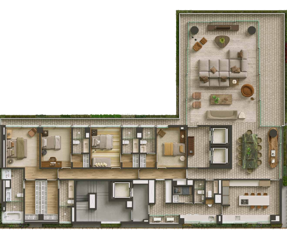 Cobertura, 5 quartos, 821 m² - Foto 29