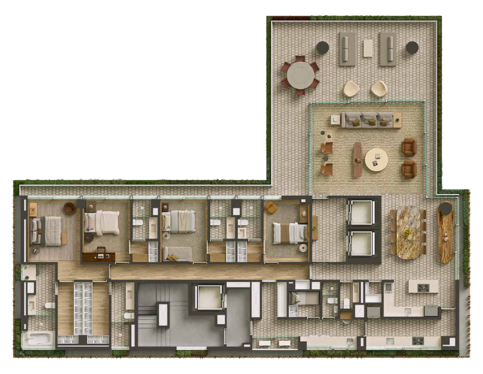 Cobertura, 5 quartos, 821 m² - Foto 30