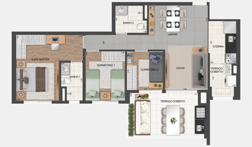 Apartamento, 3 quartos, 81 m² - Foto 28