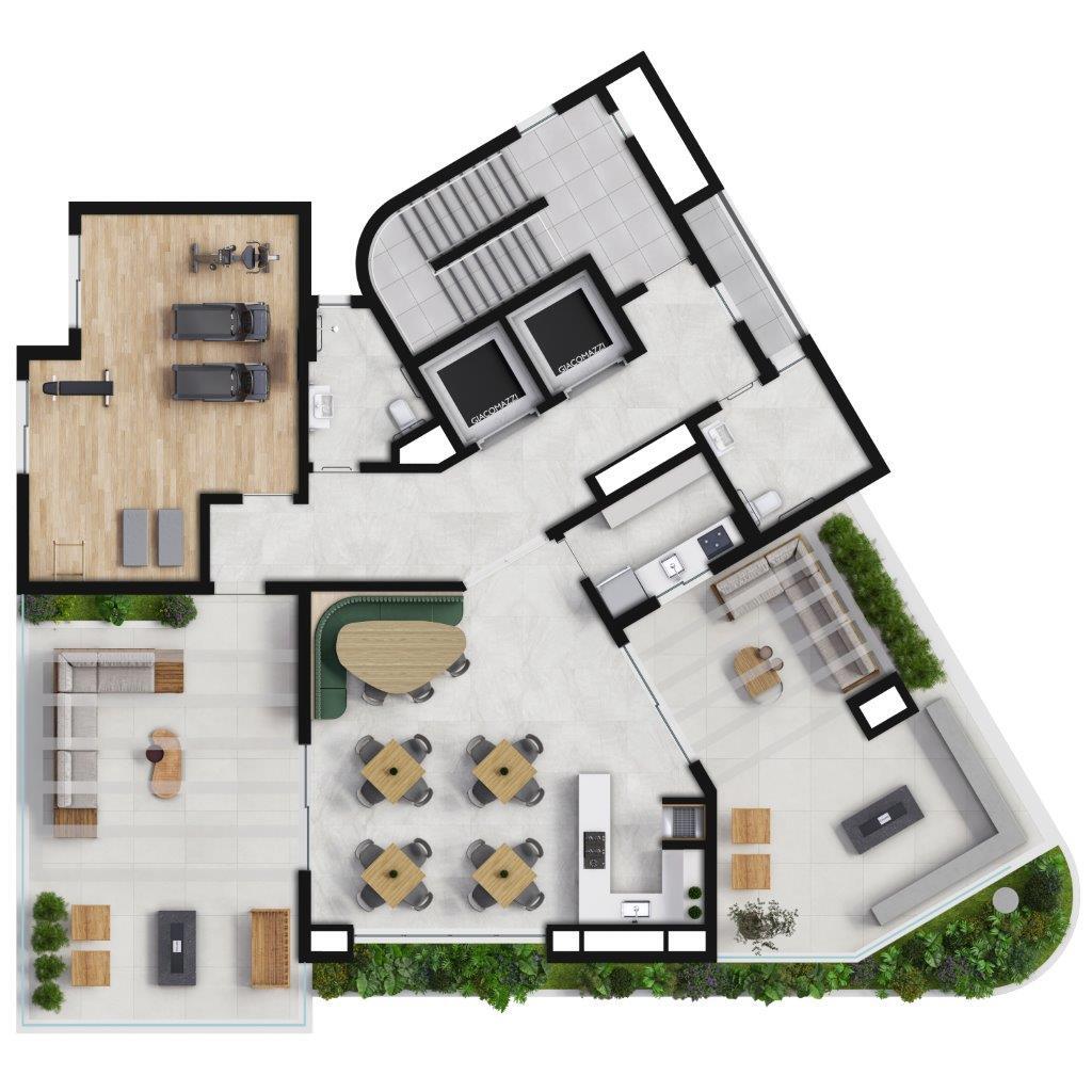 Planta - Pavimento lazer