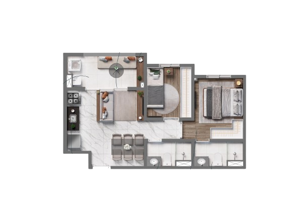 Apartamento à venda com 2 quartos, 41m² - Foto 18