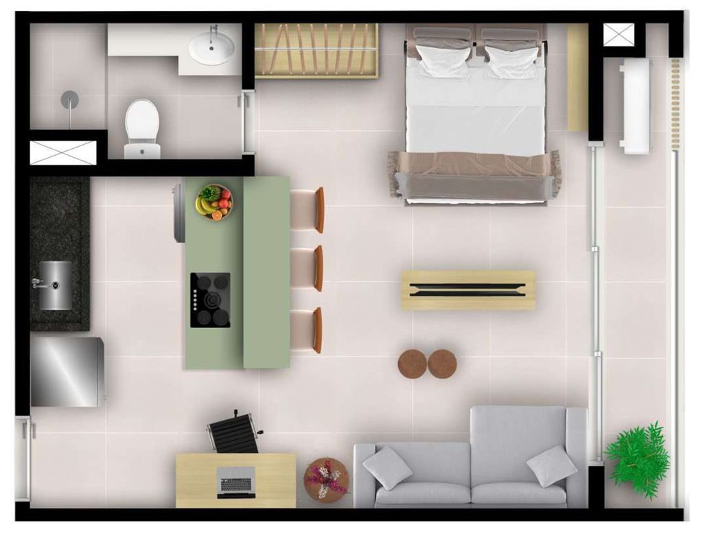 Apartamento, 1 quarto, 42 m² - Foto 15