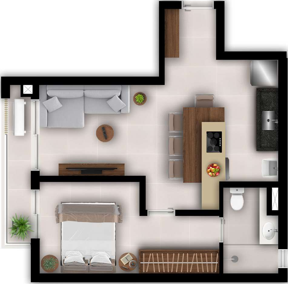 Apartamento, 1 quarto, 42 m² - Foto 16