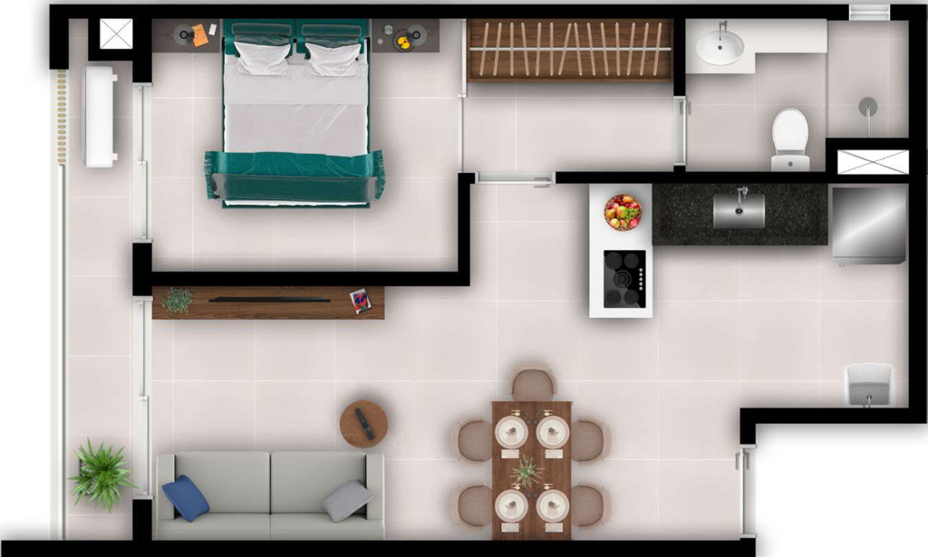 Apartamento, 1 quarto, 42 m² - Foto 17