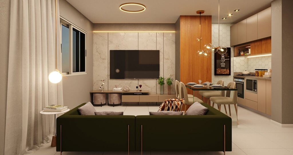 Apartamento à venda com 3 quartos, 55m² - Foto 2