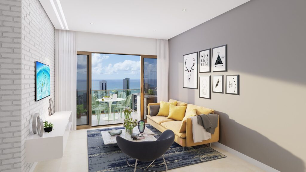 Apartamento à venda com 3 quartos, 107m² - Foto 2