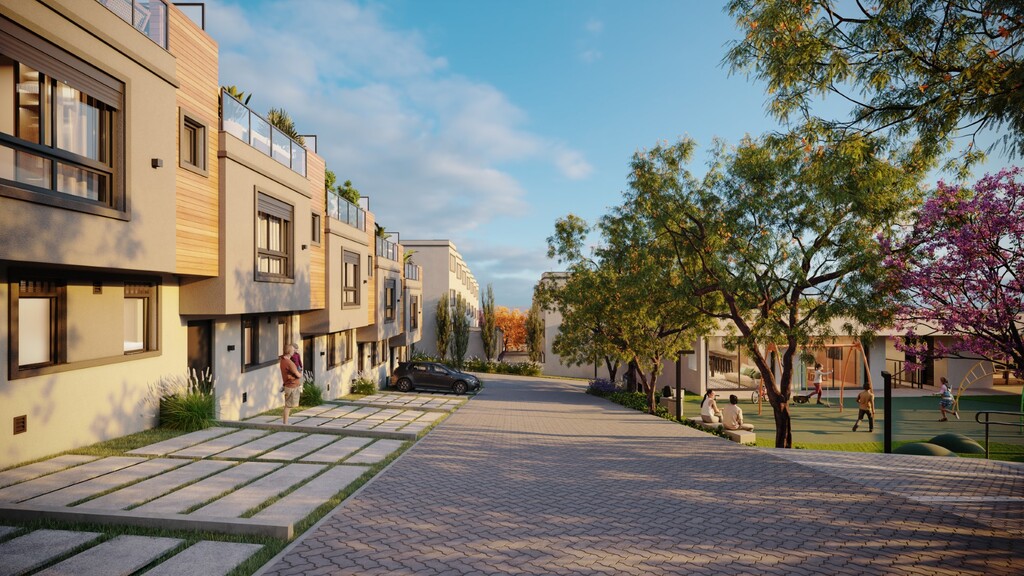 Casa de condomínio à venda em Porto Alegre, Teresópolis, com 3 quartos, 173,71m² - Geniale Imóveis