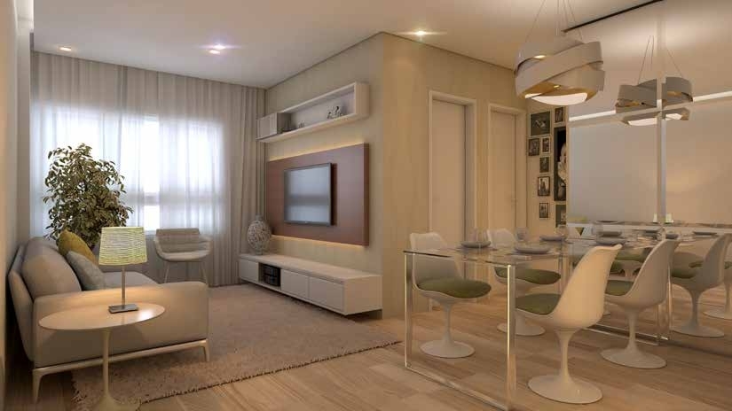 Apartamento, 2 quartos, 52 m² - Foto 2