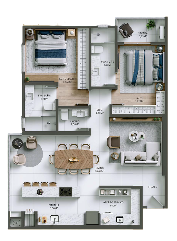 Apartamento, 2 quartos, 82 m² - Foto 14