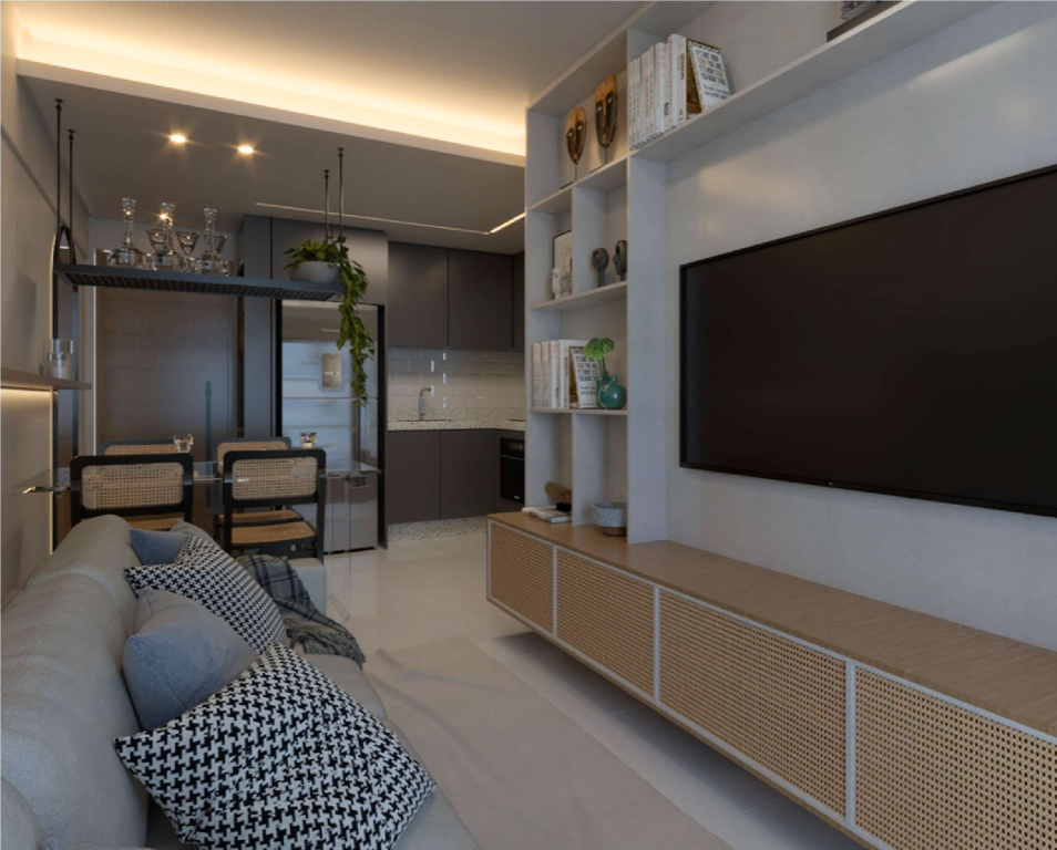 Apartamento à venda com 2 quartos, 44m² - Foto 3