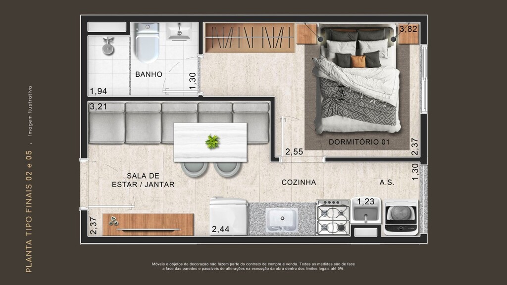 Apartamento, 2 quartos, 58 m² - Foto 14