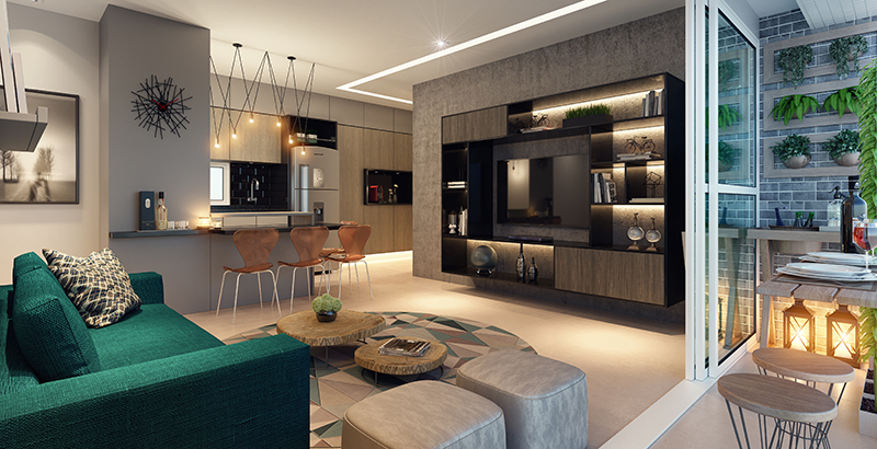 Apartamento à venda com 2 quartos, 57m² - Foto 5