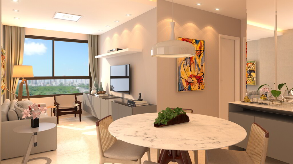 Apartamento à venda com 3 quartos, 63m² - Foto 3