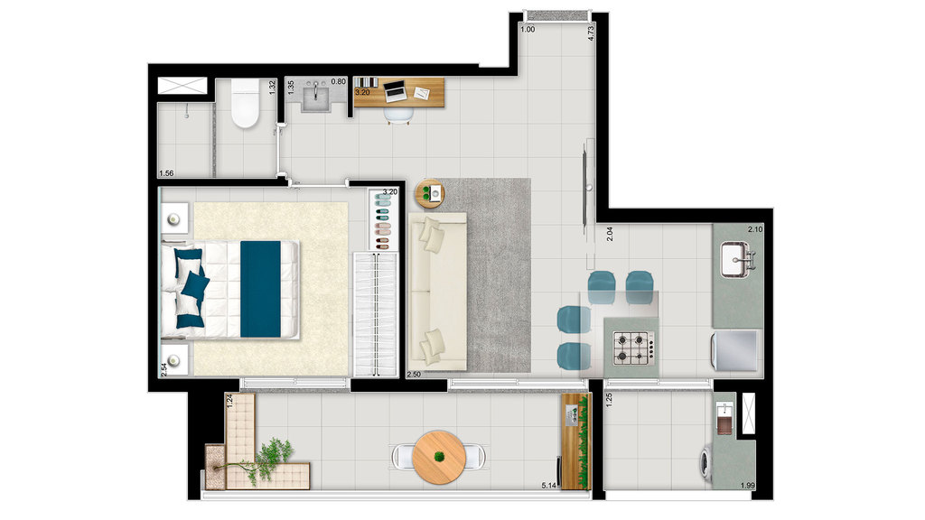 Apartamento, 3 quartos, 107 m² - Foto 23