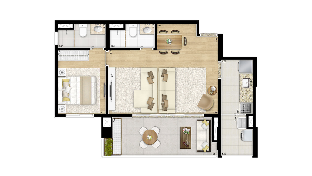 Apartamento, 3 quartos, 107 m² - Foto 27