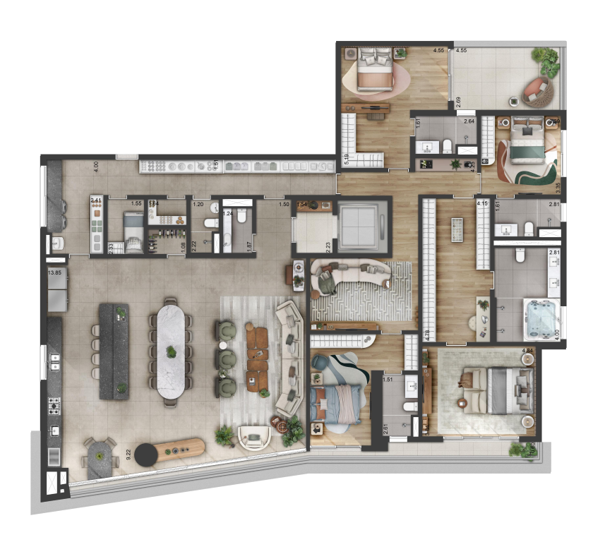Cobertura à venda com 4 quartos, 470m² - Foto 21