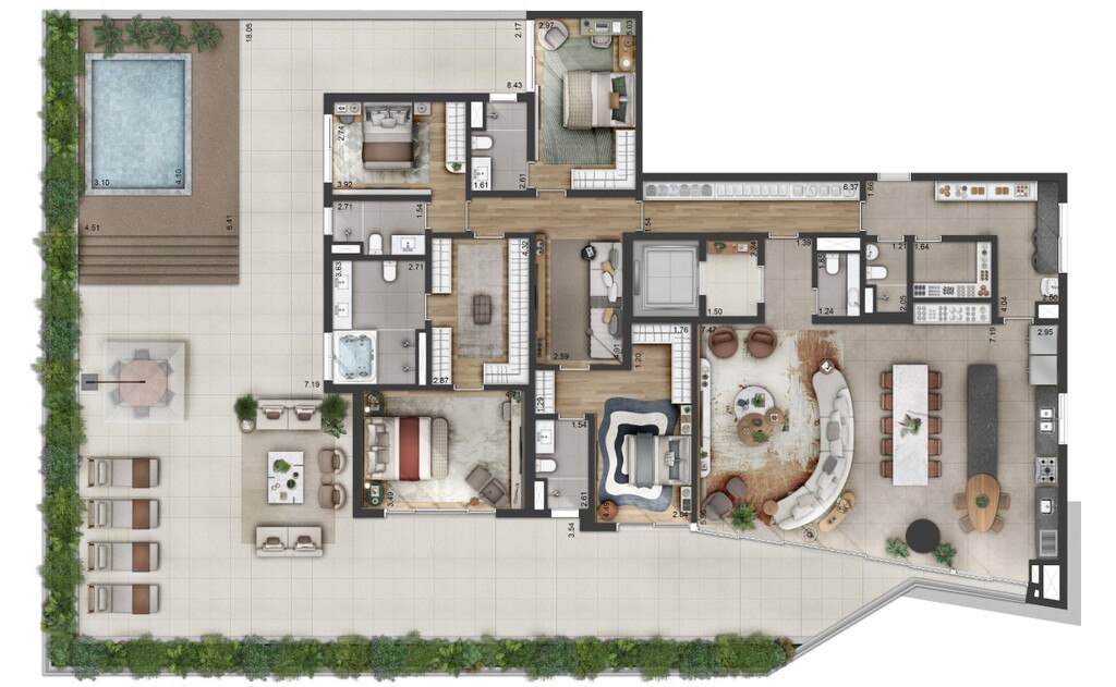 Cobertura à venda com 4 quartos, 470m² - Foto 24