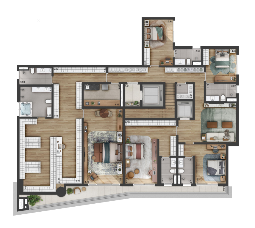 Cobertura à venda com 4 quartos, 470m² - Foto 27
