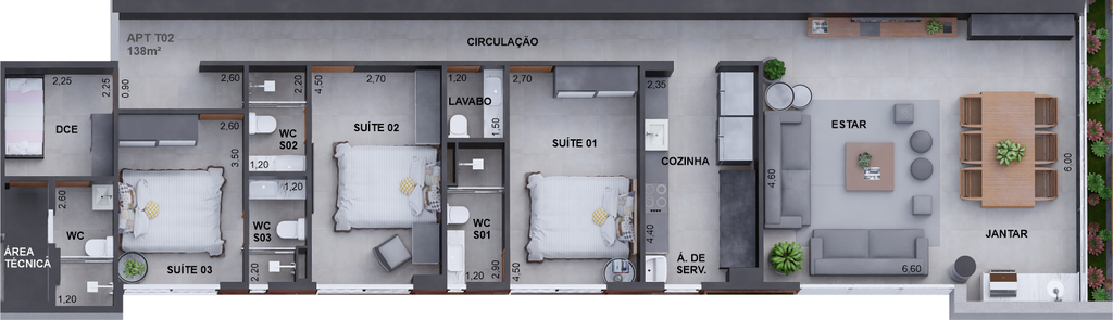Apartamento, 3 quartos, 226 m² - Foto 32