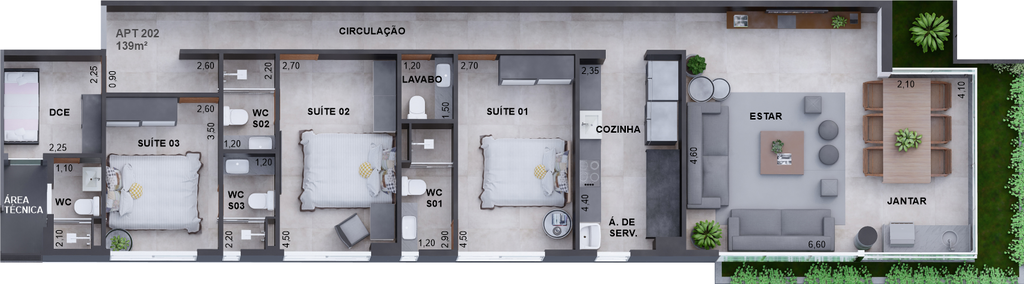 Apartamento, 3 quartos, 226 m² - Foto 34