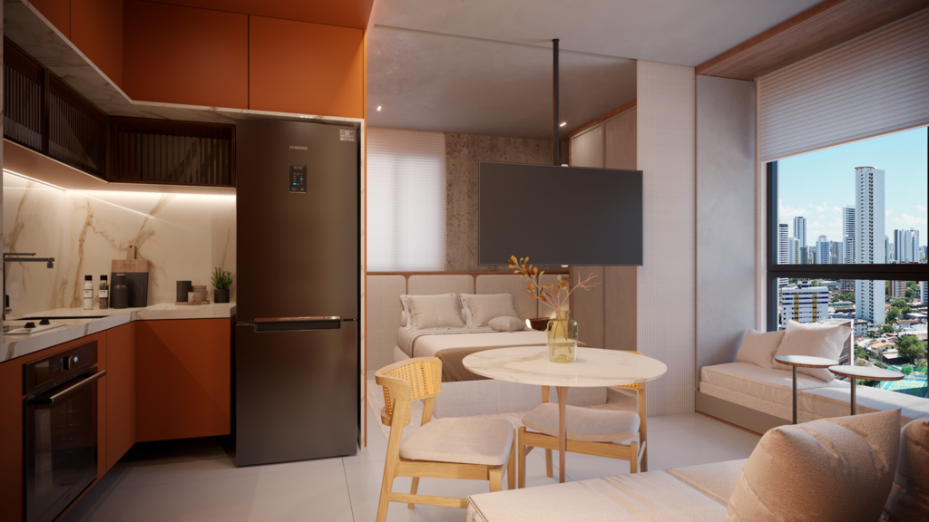 Apartamento à venda com 1 quarto, 27m² - Foto 5