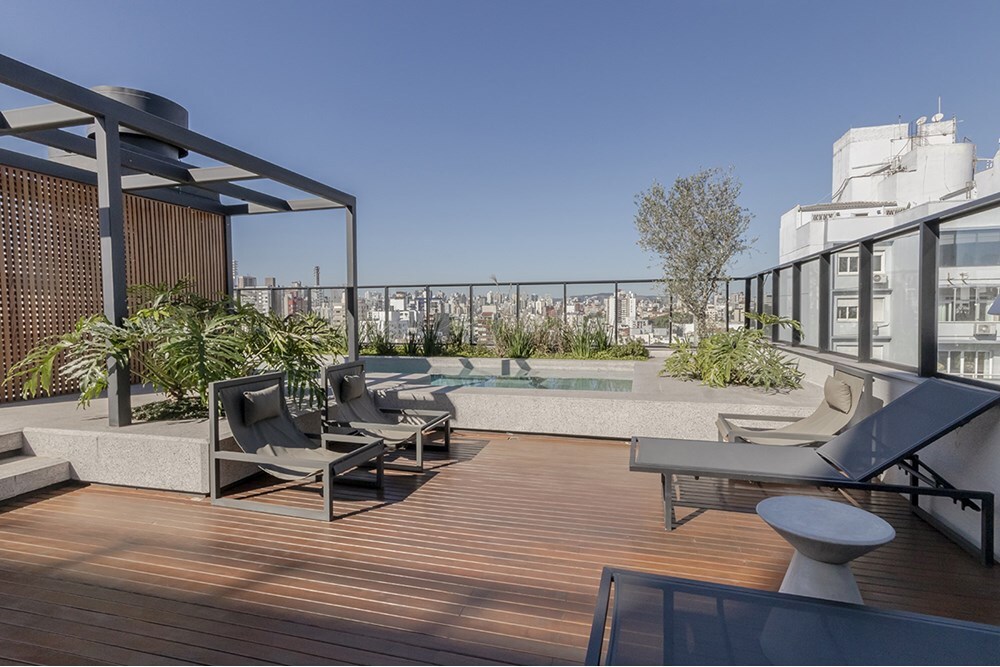 Studio à venda em Porto Alegre, Rio Branco, com 1 quarto, 25m² - ORA EMPREENDIMENTOS IMOBILIÁRIOS